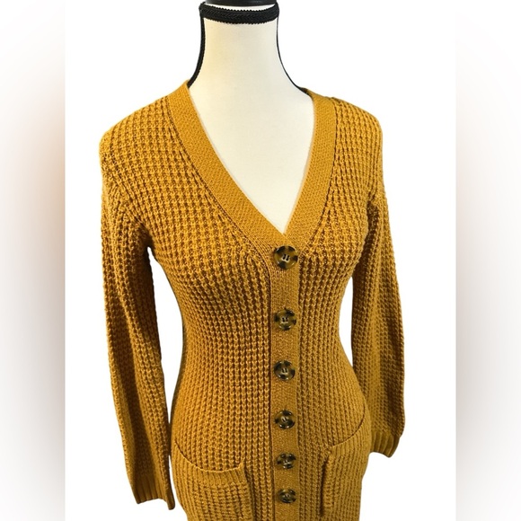 Olive & Oak Mustard Knit Cardigan - Picture 2 of 7